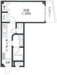 ユタカハイツⅢの物件間取画像